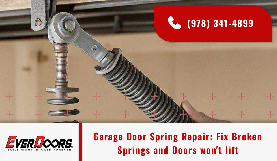 Everdoors Thumbnail Blog and Services Garage Door Spring Repair_ Fix Broken Springs and Doors won't lift